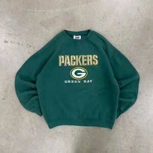 Vintage NFL Green Bay Packers Lee Sport 90s Crewneck Sweatshirt Size L